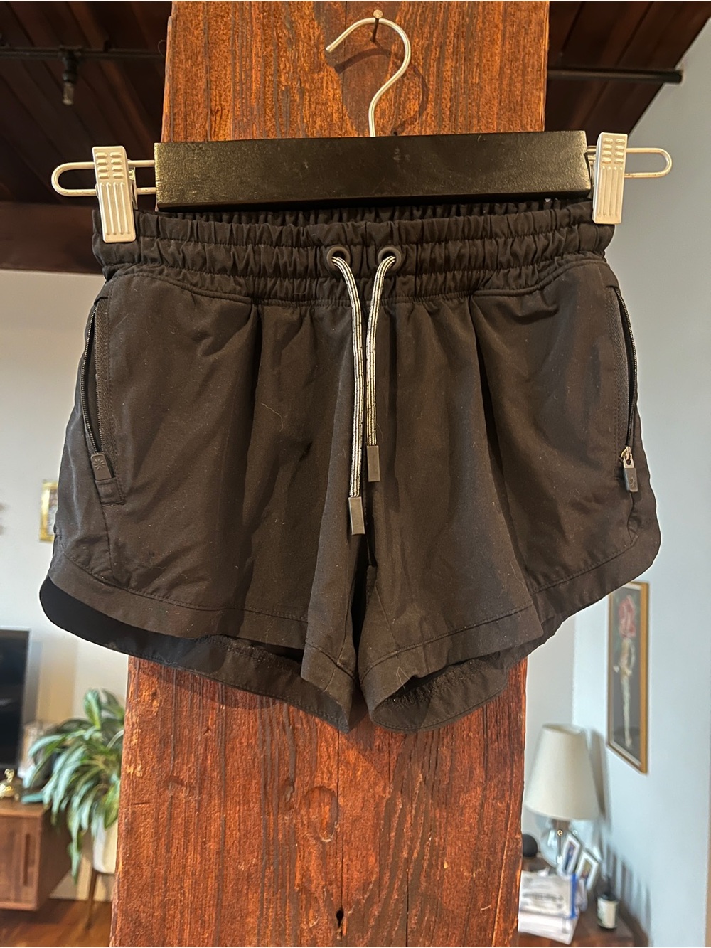 Athleta Black Girls' Active Drawstring Shorts size M (8/10)